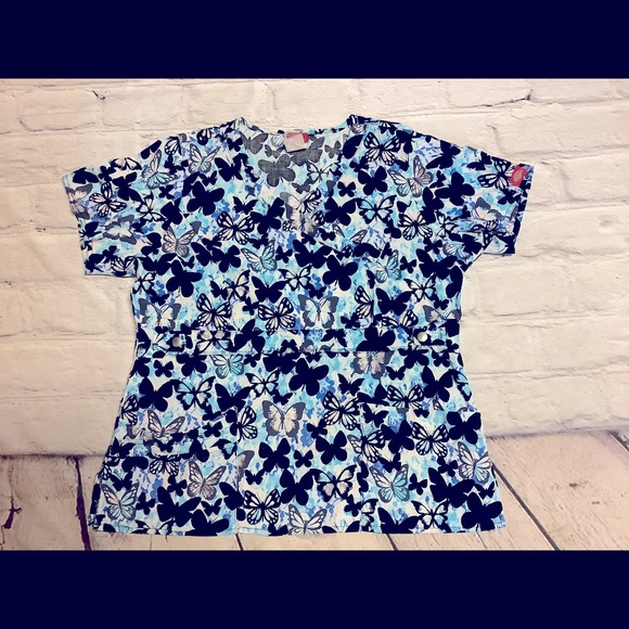 DICKIES SCRUBS. BEAUTIFUL FLOWER PATTERNS. - Picture 3 of 5